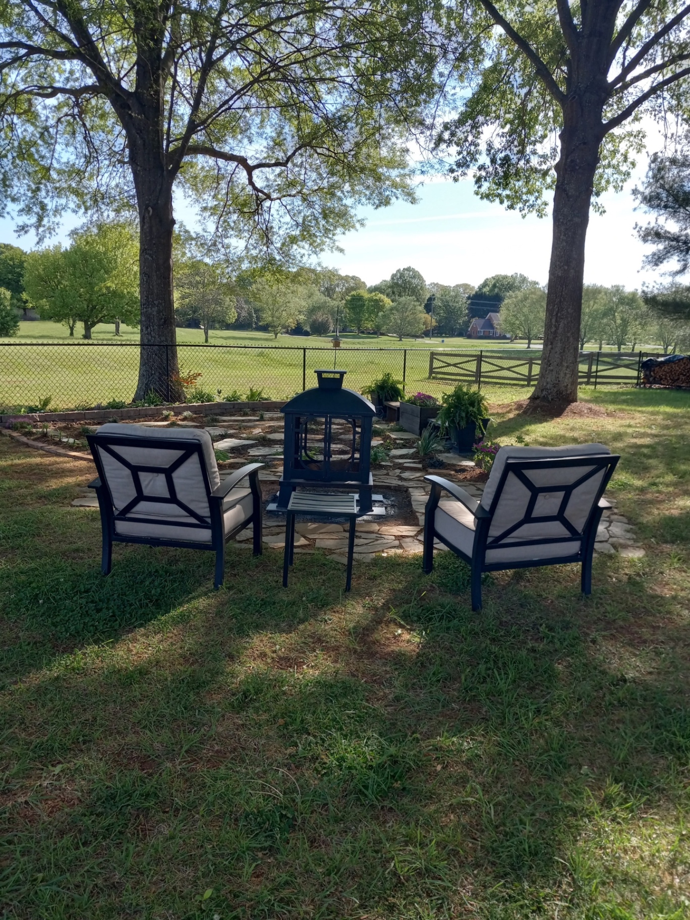 Outdoor Pergola Build — before